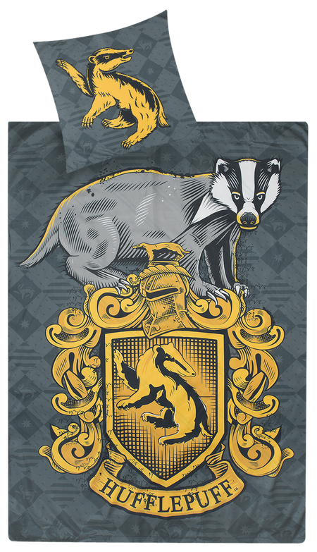 Parure de lit  de Harry Potter - Hufflepuff - pour Unisexe - multicolore - Harry Potter - View 2