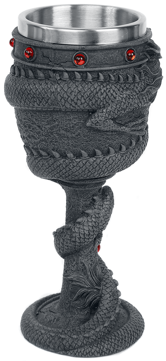 Calice Gothic de Nemesis Now - Coupe Dragon Coil - pour Unisexe - noir - Nemesis Now - View 2