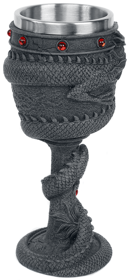 Calice Gothic de Nemesis Now - Coupe Dragon Coil - pour Unisexe - noir - Nemesis Now - View 2