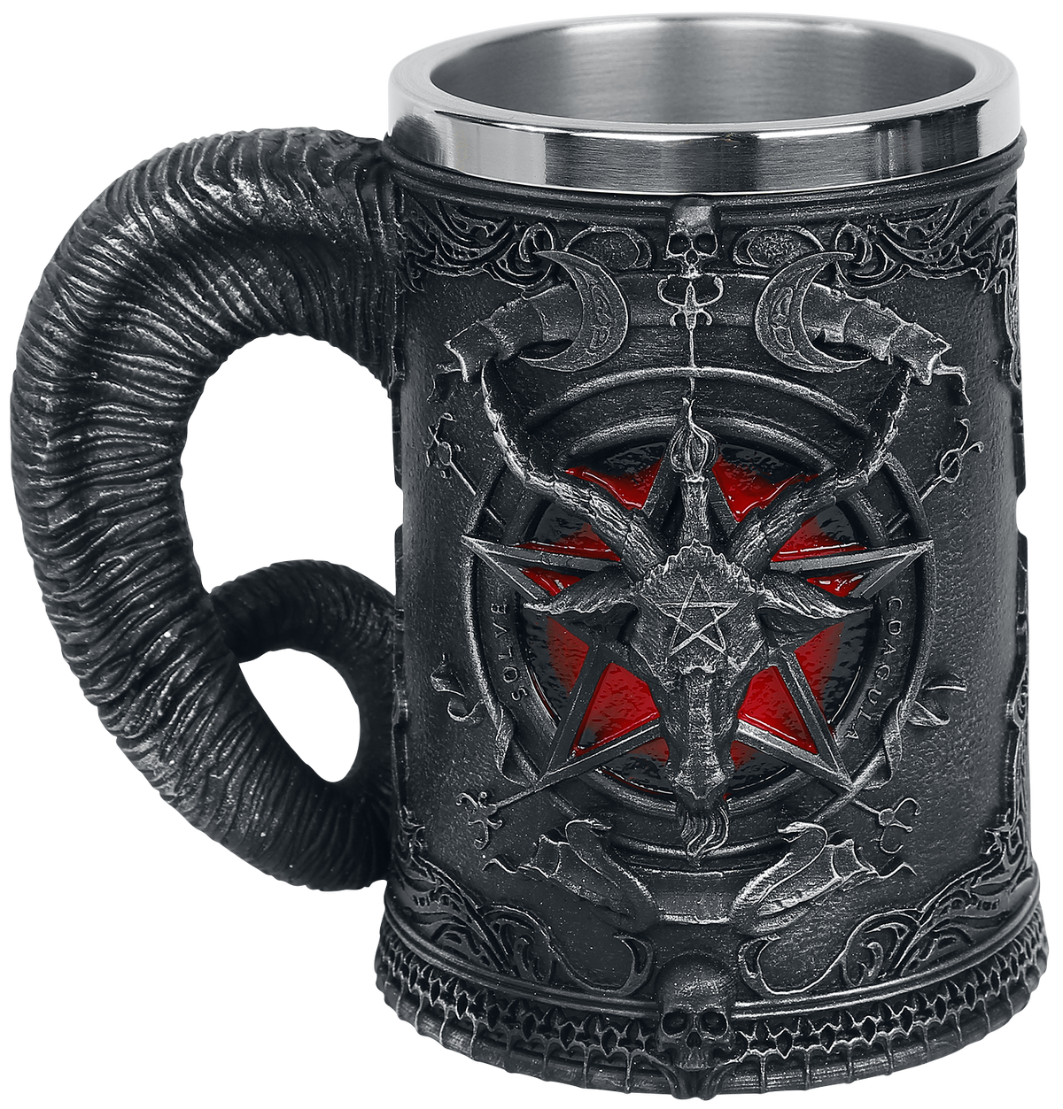 Chope à bière Gothic de Nemesis Now - Chope Baphomet - pour Unisexe - noir - Nemesis Now - View 2
