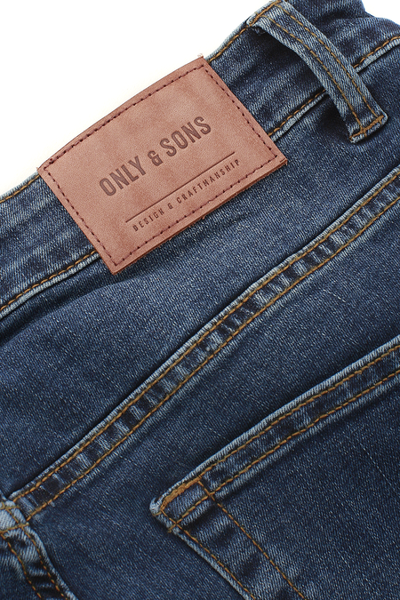 Jean  de ONLY and SONS - Weft Med Blue - W30L32 à W36L32 - pour Homme - bleu - ONLY and SONS - View 2