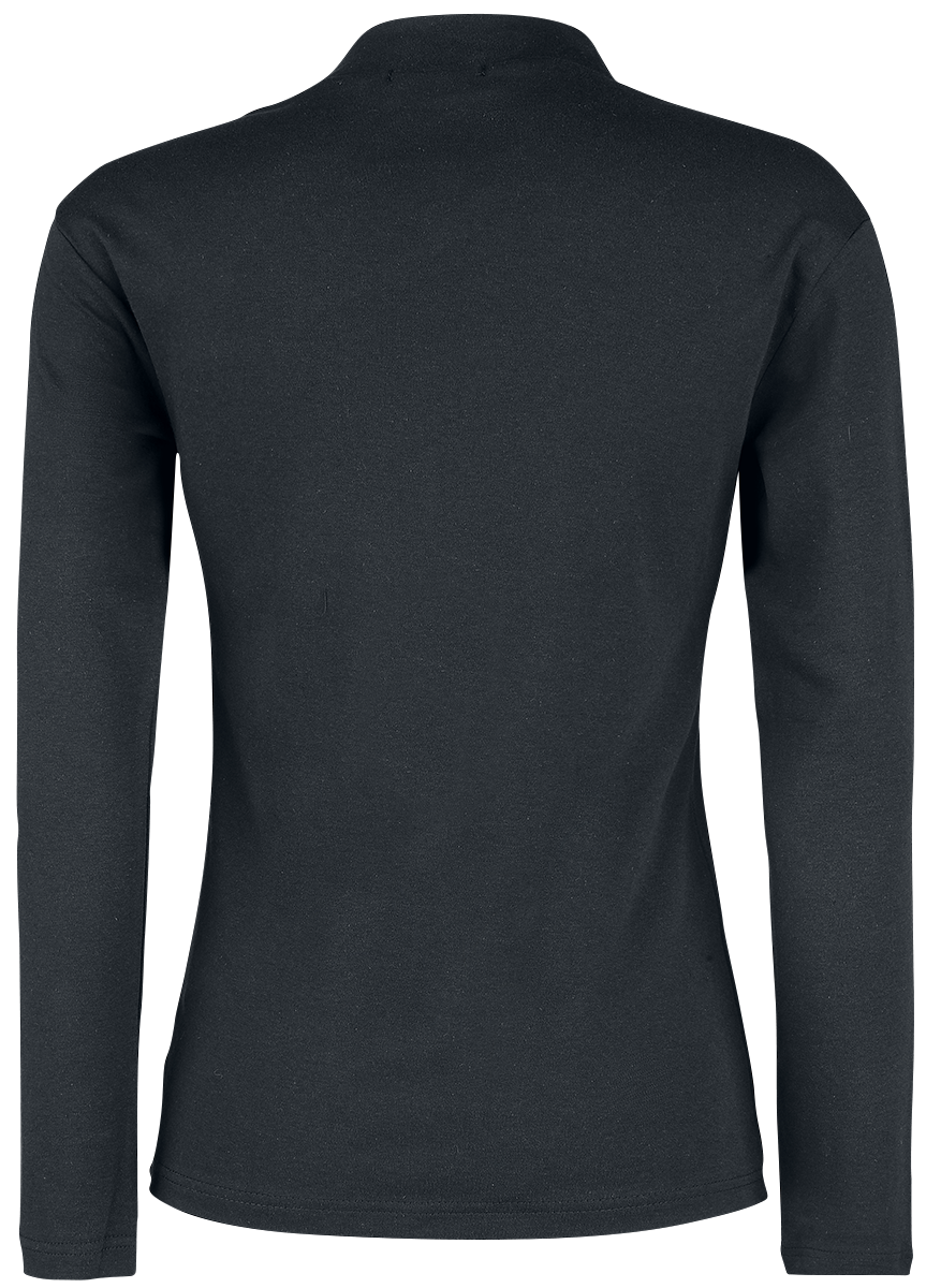 T-shirt manches longues Gothic de Spiral - Black Cat - S à XXL - pour Femme - noir - Spiral - View 2