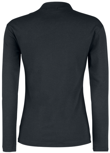 T-shirt manches longues Gothic de Spiral - Black Cat - S à XXL - pour Femme - noir - Spiral - View 2