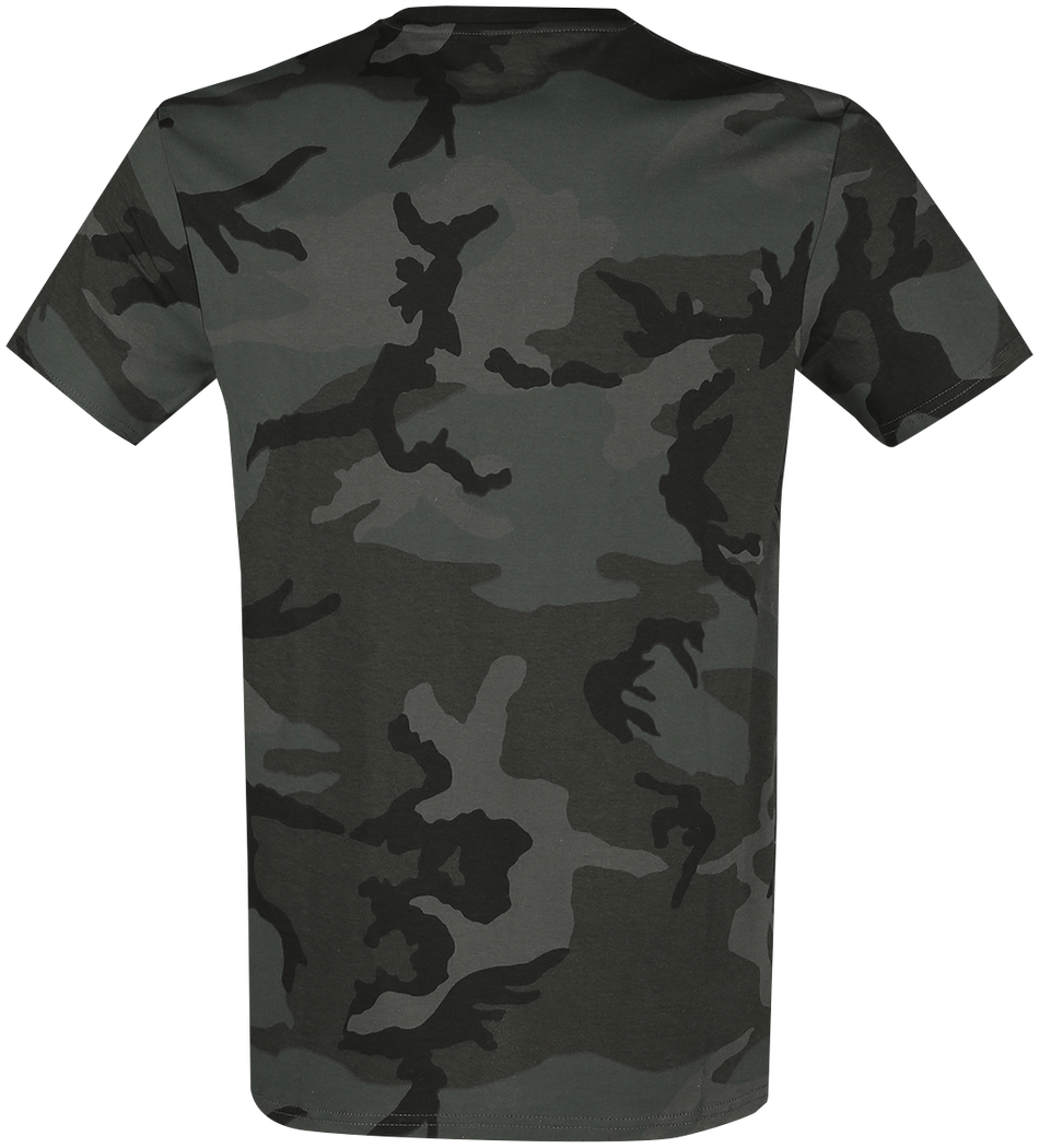 T-Shirt Manches courtes  de Alpha Industries - T-Shirt Basic - S à XXL - pour Homme - camouflage - alpha industries - View 2