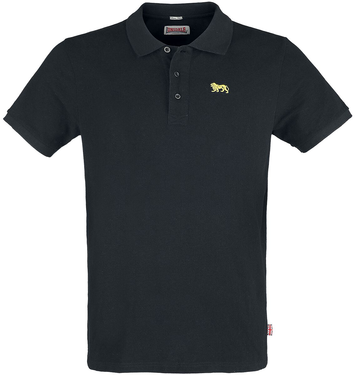 Polo  de Lonsdale London - Whalton - S à M - pour Homme - noir - Lonsdale London