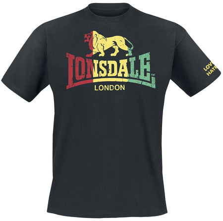 T-Shirt Manches courtes  de Lonsdale London - Freedom - S à XXL - pour Homme - noir - Lonsdale London