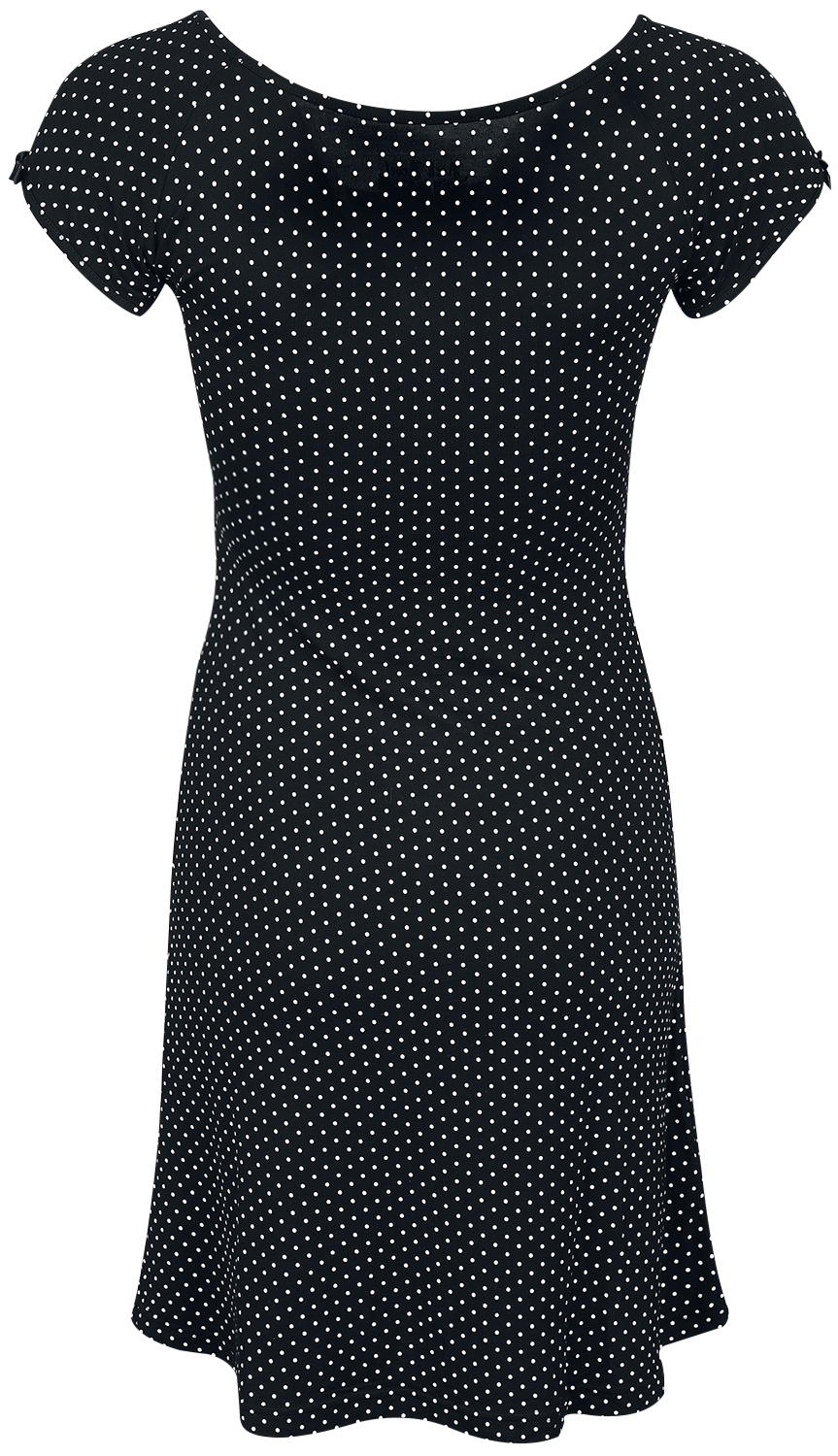 Robe courte  de Rock Rebel by EMP - Robe Rockabilly À Pois Rock Rebel - S à XXL - pour Femme - noir - Rock Rebel by EMP - View 2