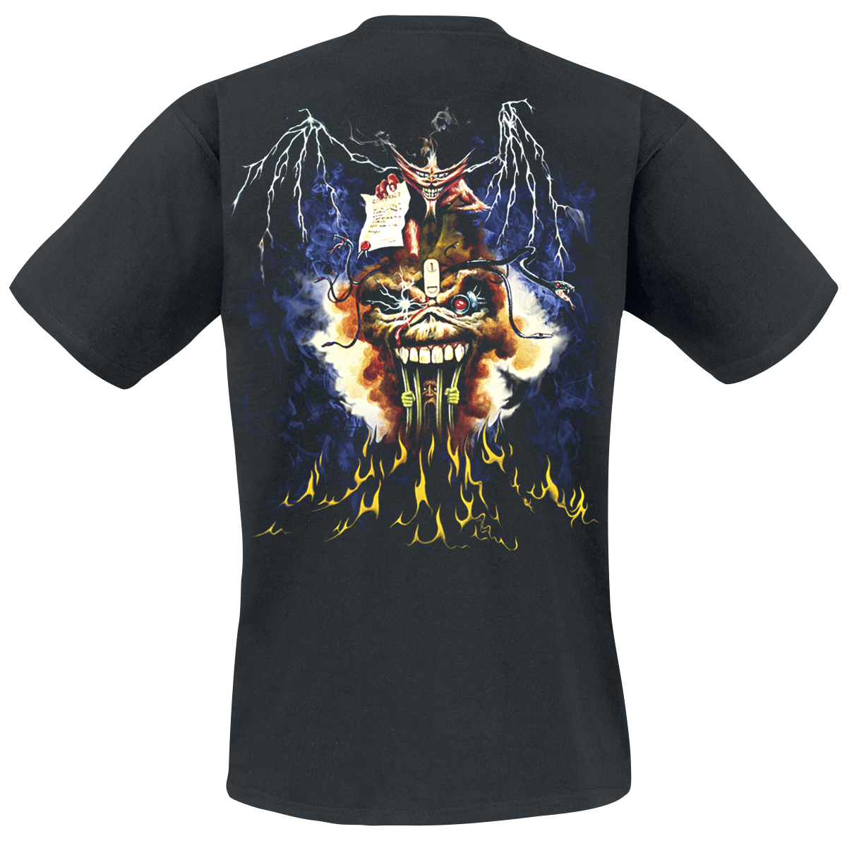 T-Shirt Manches courtes  de Iron Maiden - Can I Play With Madness - S à XXL - pour Homme - noir - Iron Maiden - View 2