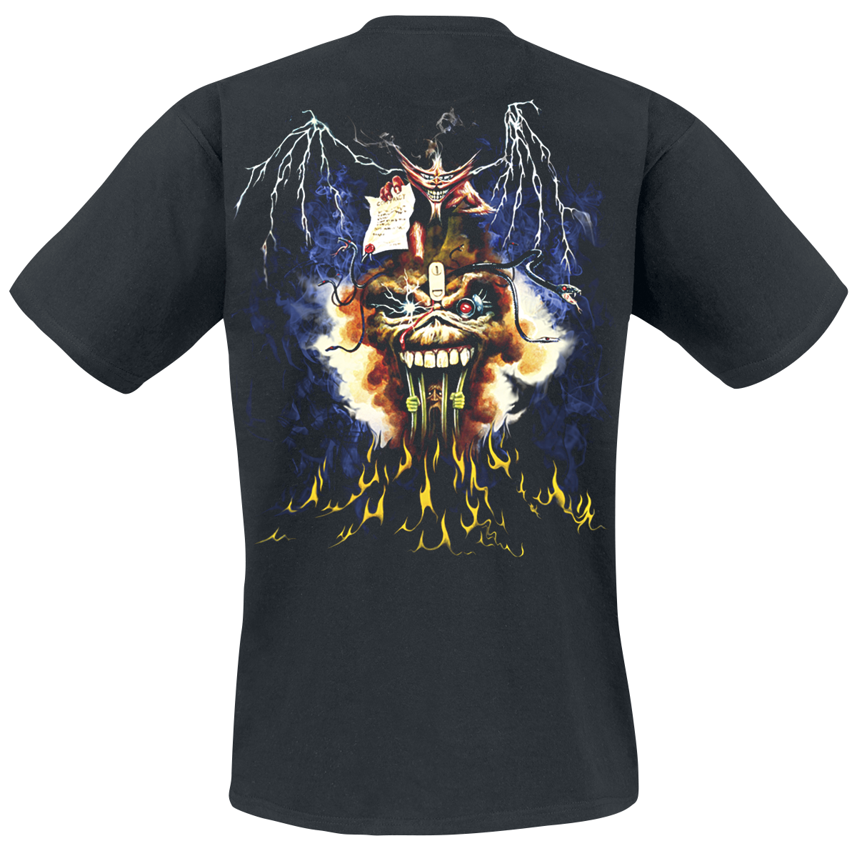 T-Shirt Manches courtes  de Iron Maiden - Can I Play With Madness - S à 5XL - pour Homme - noir - Iron Maiden - View 2