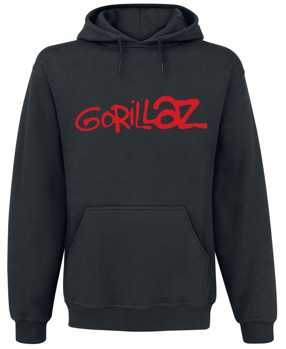 Sweat-shirt à capuche  de Gorillaz - Logo - M à XXL - pour Homme - noir - Gorillaz