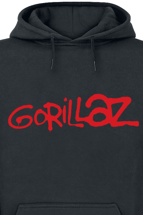 Sweat-shirt à capuche  de Gorillaz - Logo - M à XXL - pour Homme - noir - Gorillaz - View 2