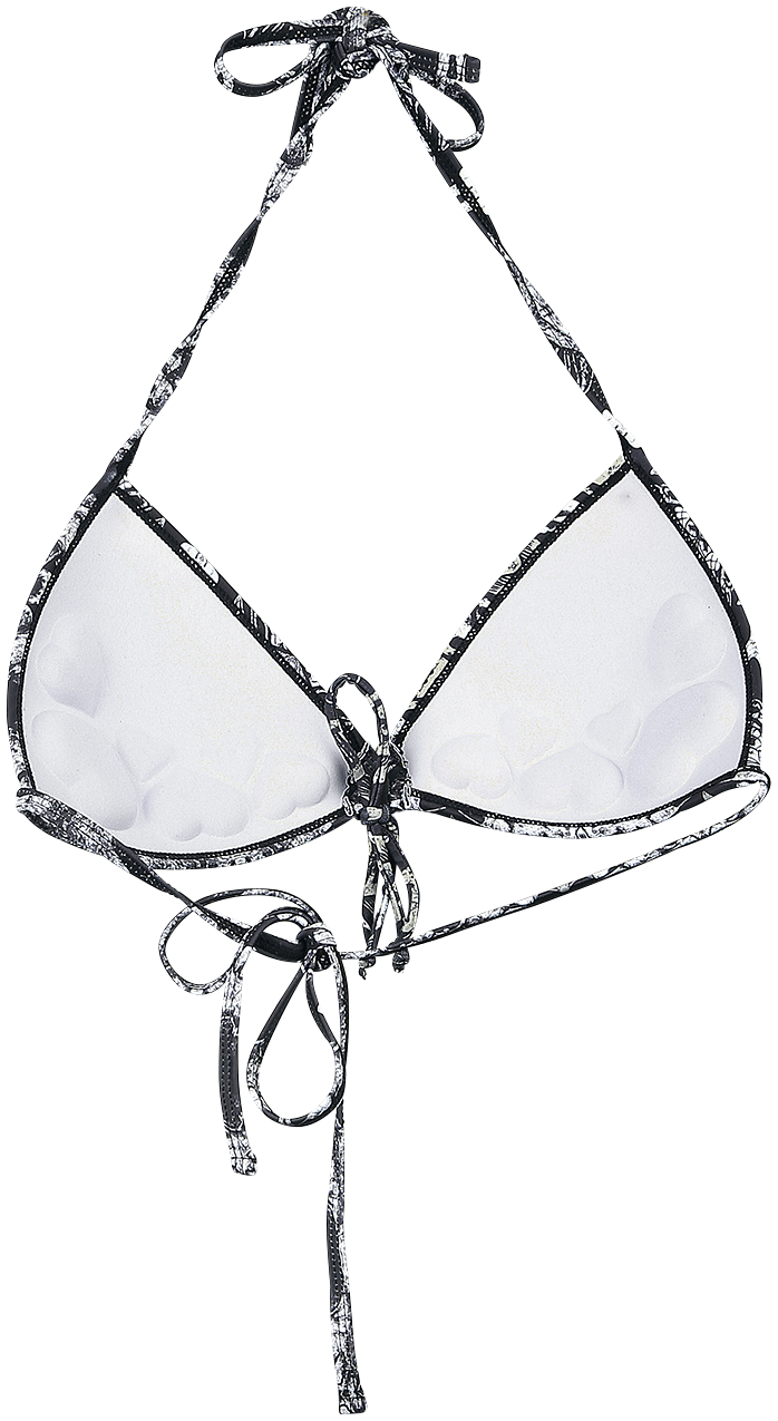 Haut de bikini  de Rock Rebel by EMP - Mix And Match - S à XXL - pour Femme - noir - Rock Rebel by EMP - View 2