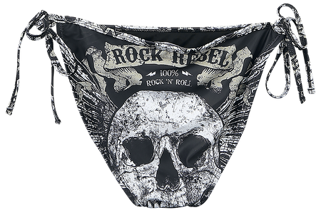 Bas de bikini  de Rock Rebel by EMP - Mix And Match - S à XXL - pour Femme - noir - Rock Rebel by EMP - View 2