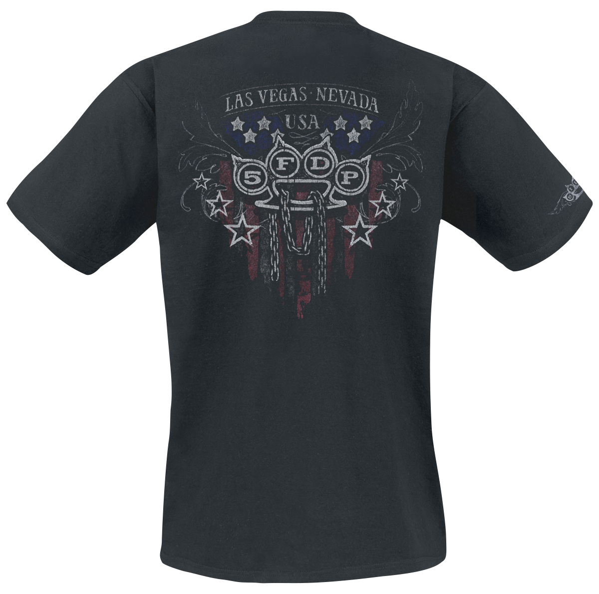 T-Shirt Manches courtes  de Five Finger Death Punch - Eagle Color - S à M - pour Homme - noir - Five Finger Death Punch - View 2