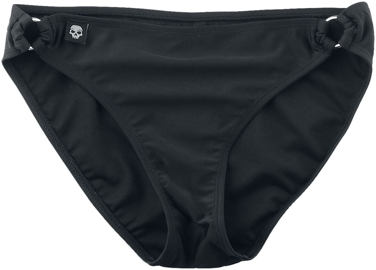 Bas de bikini  de Rock Rebel by EMP - Mix And Match - S à XXL - pour Femme - noir - Rock Rebel by EMP