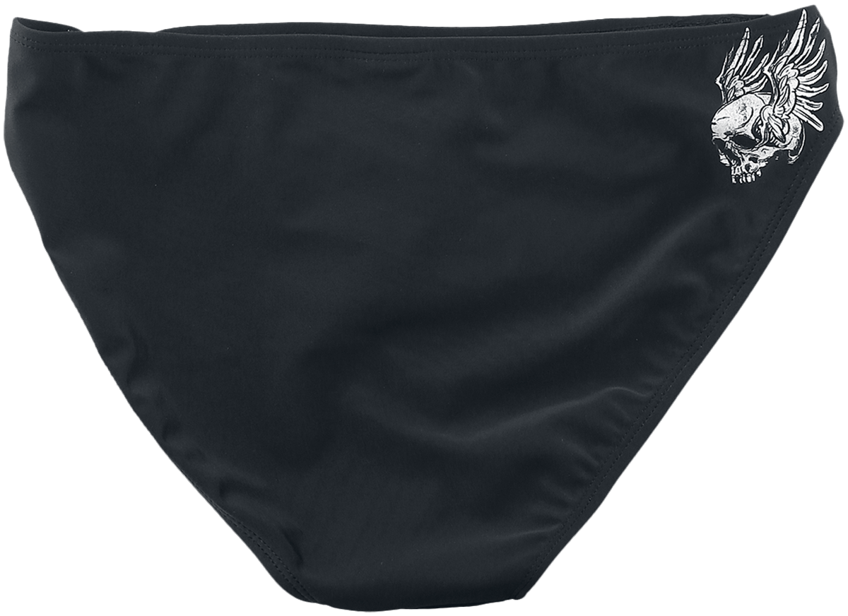 Bas de bikini  de Rock Rebel by EMP - Mix And Match - S à XXL - pour Femme - noir - Rock Rebel by EMP - View 2