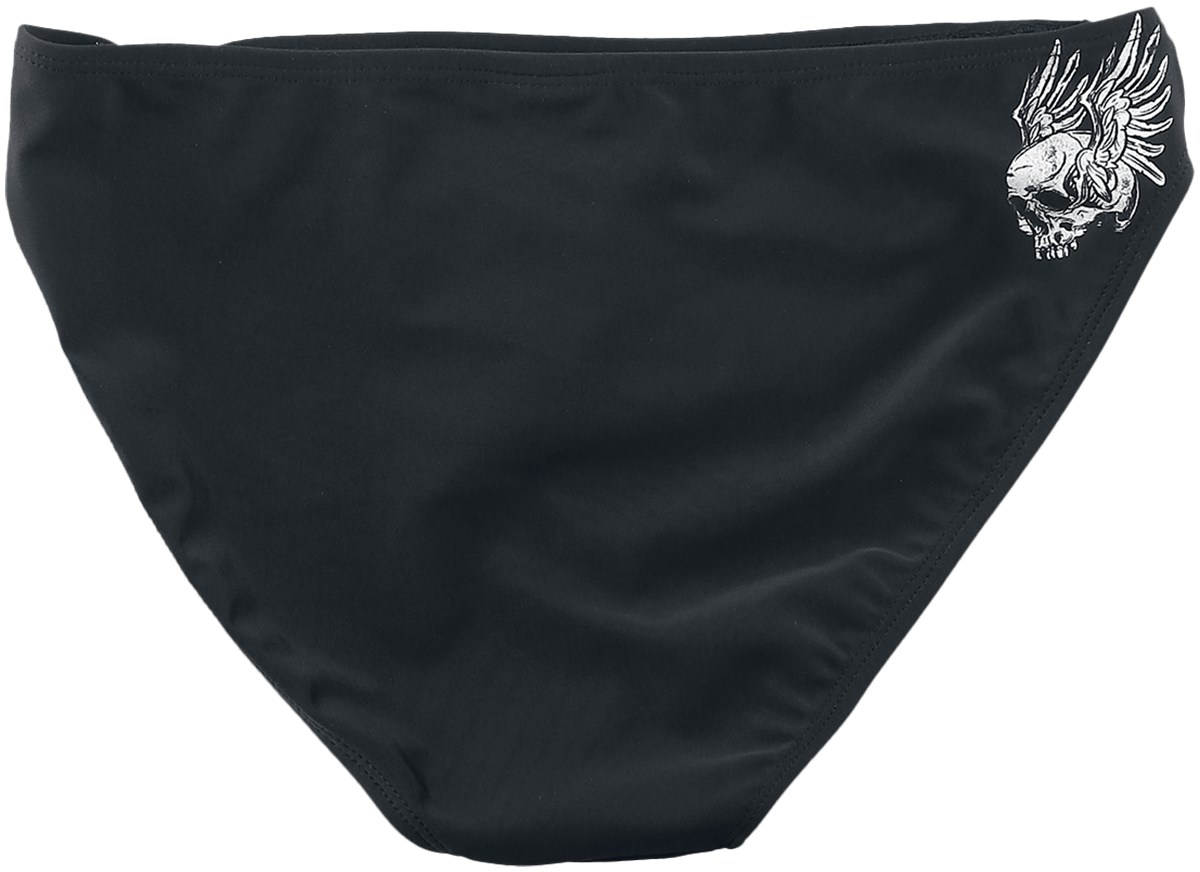 Bas de bikini  de Rock Rebel by EMP - Mix And Match - S à XXL - pour Femme - noir - Rock Rebel by EMP - View 2