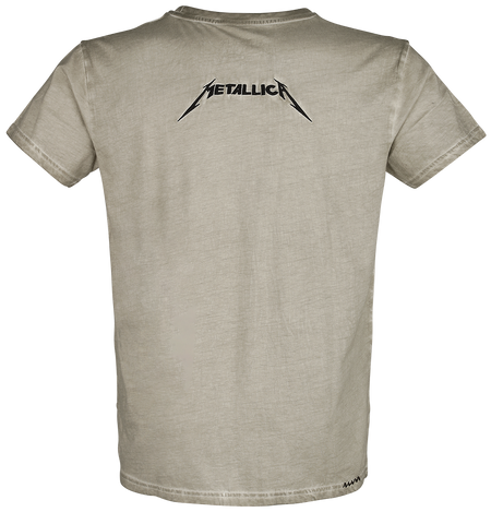 T-Shirt Manches courtes  de Metallica - EMP Signature Collection - S à 5XL - pour Homme - kaki - metallica - View 2
