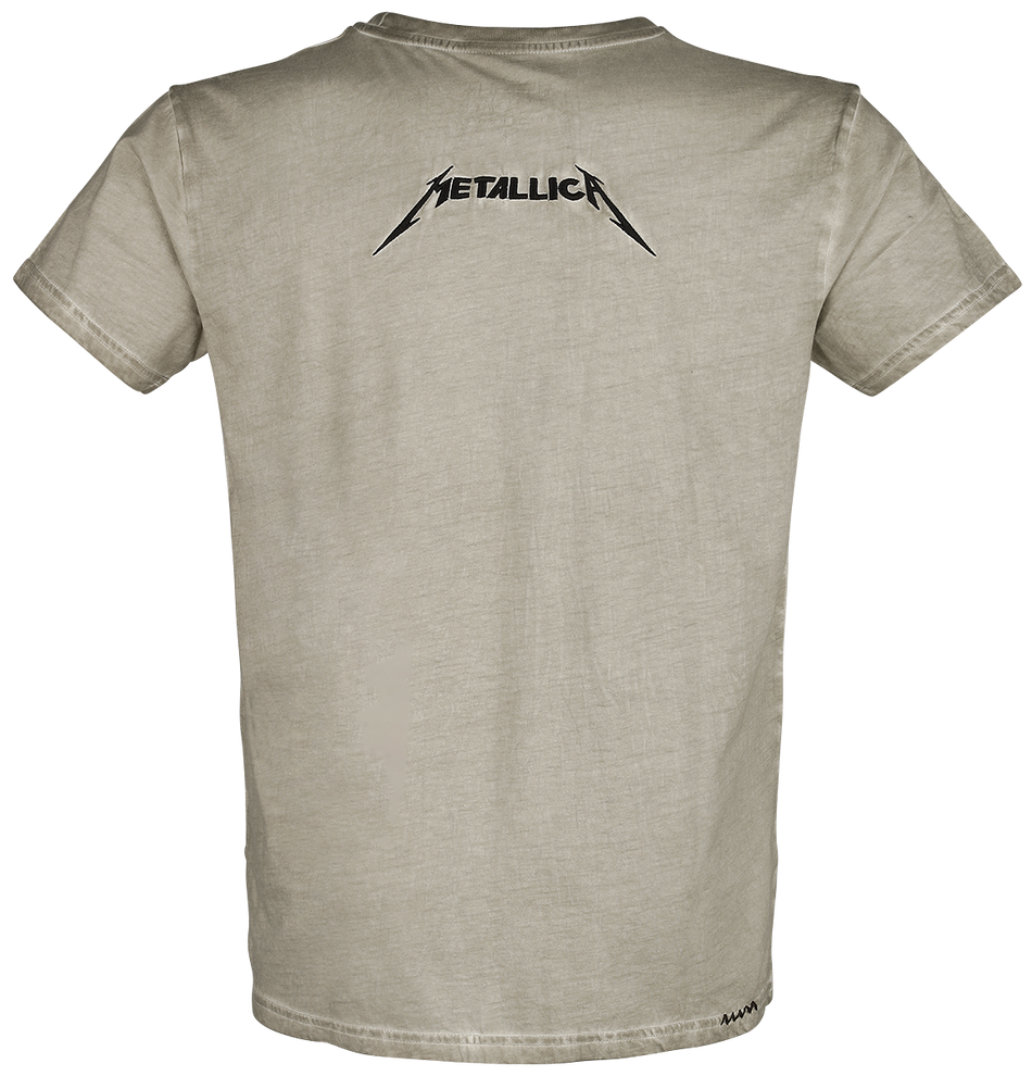 T-Shirt Manches courtes  de Metallica - EMP Signature Collection - S à 5XL - pour Homme - kaki - metallica - View 2