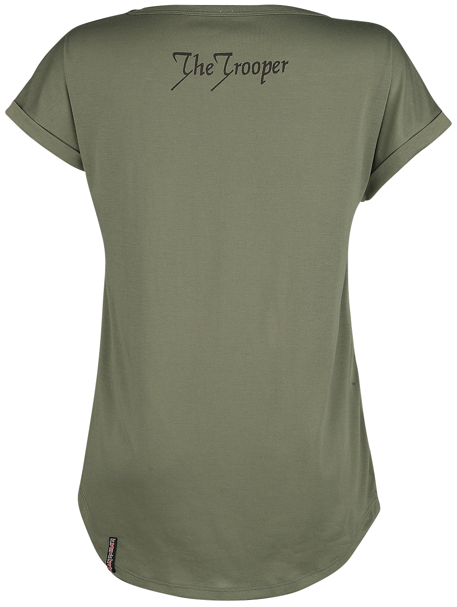 T-Shirt Manches courtes  de Iron Maiden - EMP Signature Collection - S à XXL - pour Femme - olive - Iron Maiden - View 2