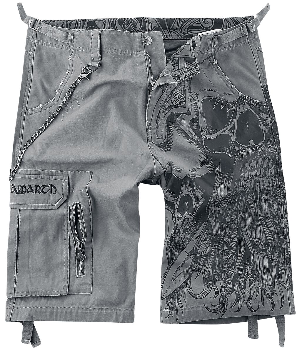 Short  de Amon Amarth - M à 3XL - pour Homme - gris - Amon Amarth