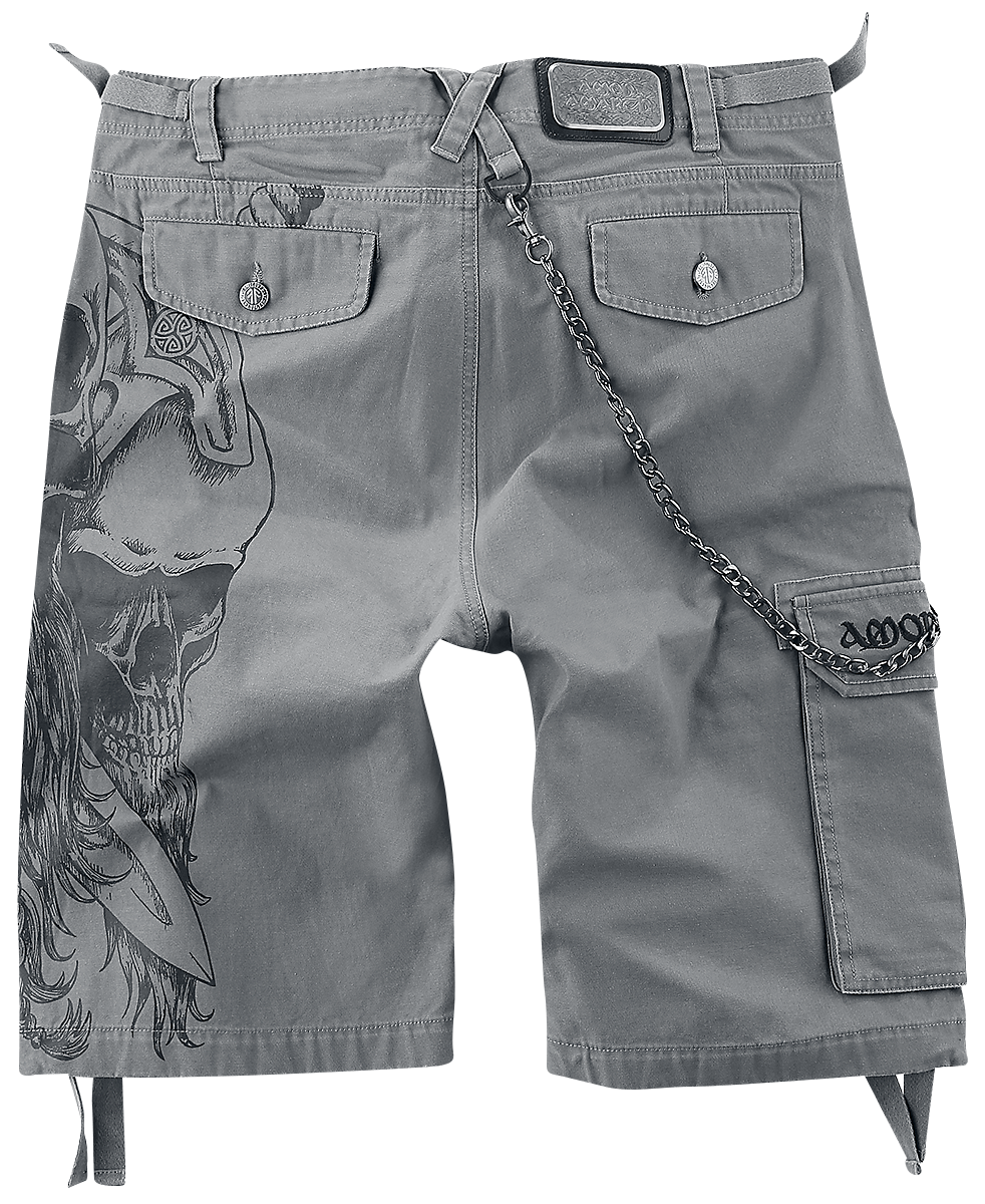 Short  de Amon Amarth - M à 3XL - pour Homme - gris - Amon Amarth - View 2