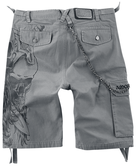 Short  de Amon Amarth - M à 3XL - pour Homme - gris - Amon Amarth - View 2