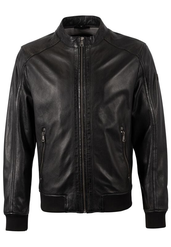 Veste en cuir  de Mauritius - GBGrahan IDRV - S à 3XL - pour Homme - noir - Mauritius
