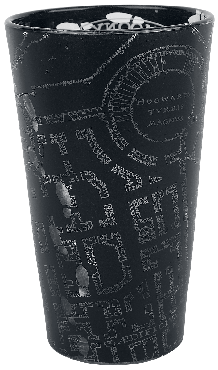 Verre  de Harry Potter - La Carte Du Maraudeur - pour Unisexe - noir - Harry Potter - View 2