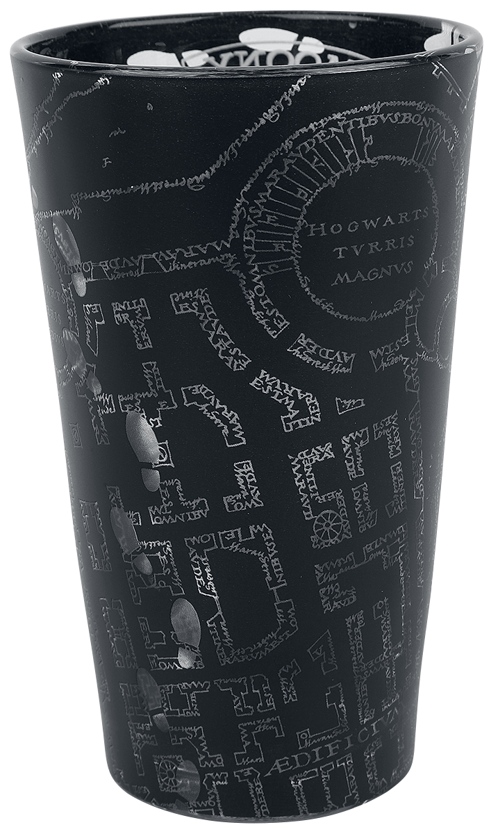 Verre  de Harry Potter - La Carte Du Maraudeur - pour Indifférent - noir - Harry Potter - View 2