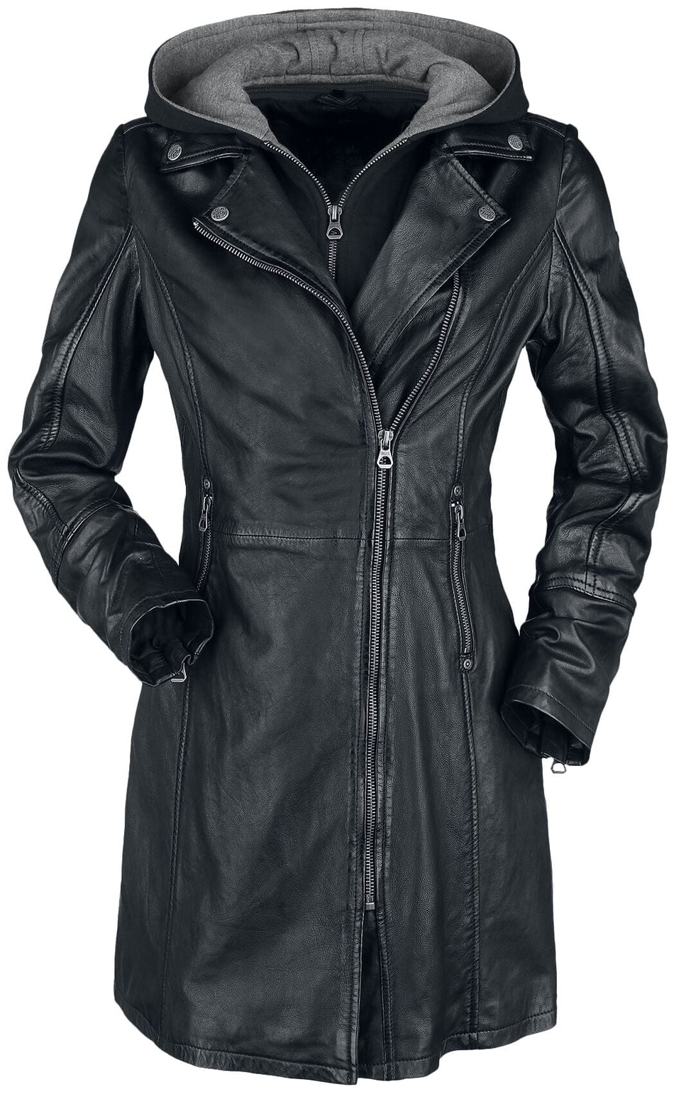 Manteau en cuir  de Mauritius - Seneka LEGV - XS à 5XL - pour Femme - noir - Mauritius