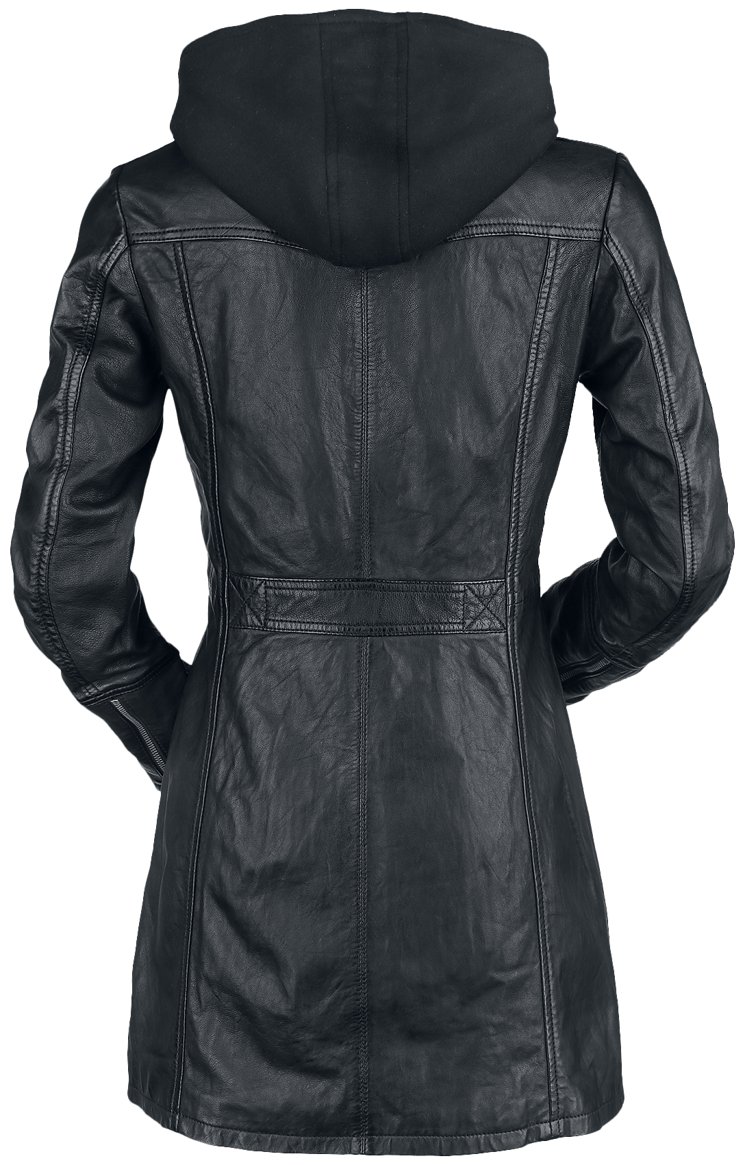 Manteau en cuir  de Mauritius - Seneka LEGV - XS à 5XL - pour Femme - noir - Mauritius - View 2