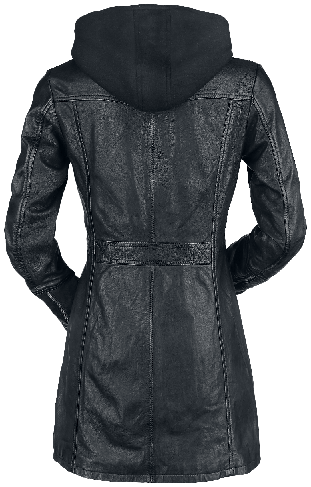 Manteau en cuir  de Mauritius - Seneka LEGV - XS à 5XL - pour Femme - noir - Mauritius - View 2