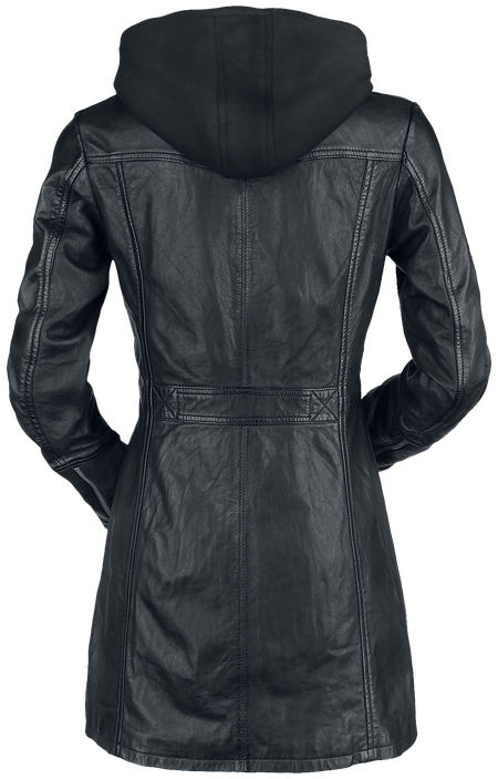Manteau en cuir  de Mauritius - Seneka LEGV - XS à 5XL - pour Femme - noir - Mauritius - View 2