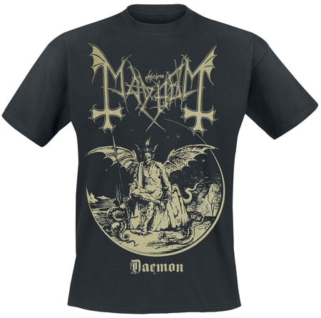 T-Shirt Manches courtes  de Mayhem - Daemon - M à XXL - pour Homme - noir - mayhem