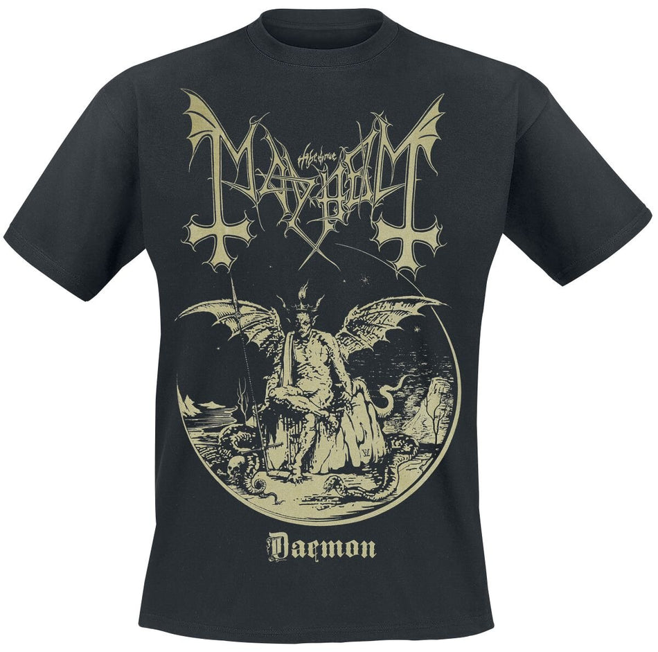 T-Shirt Manches courtes  de Mayhem - Daemon - M à XXL - pour Homme - noir - mayhem