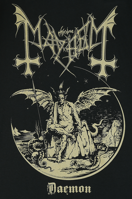 T-Shirt Manches courtes  de Mayhem - Daemon - M à XXL - pour Homme - noir - mayhem - View 2