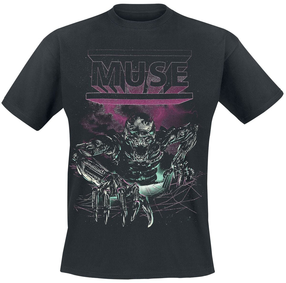 T-Shirt Manches courtes  de Muse - Murph Euro Tour Werchter - M à XL - pour Homme - noir - Muse