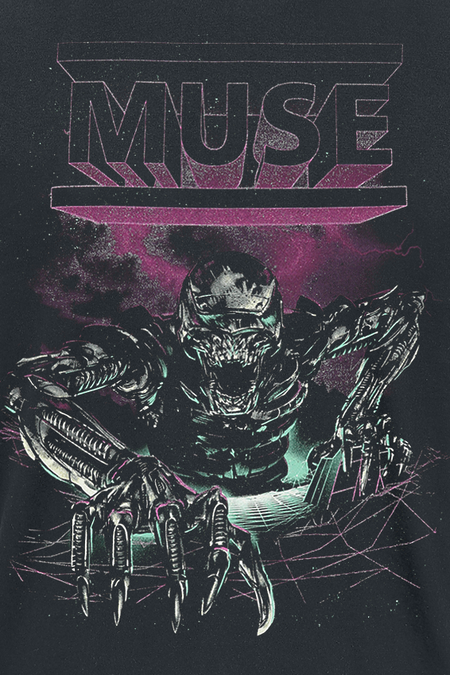 T-Shirt Manches courtes  de Muse - Murph Euro Tour Werchter - M à XL - pour Homme - noir - Muse - View 2