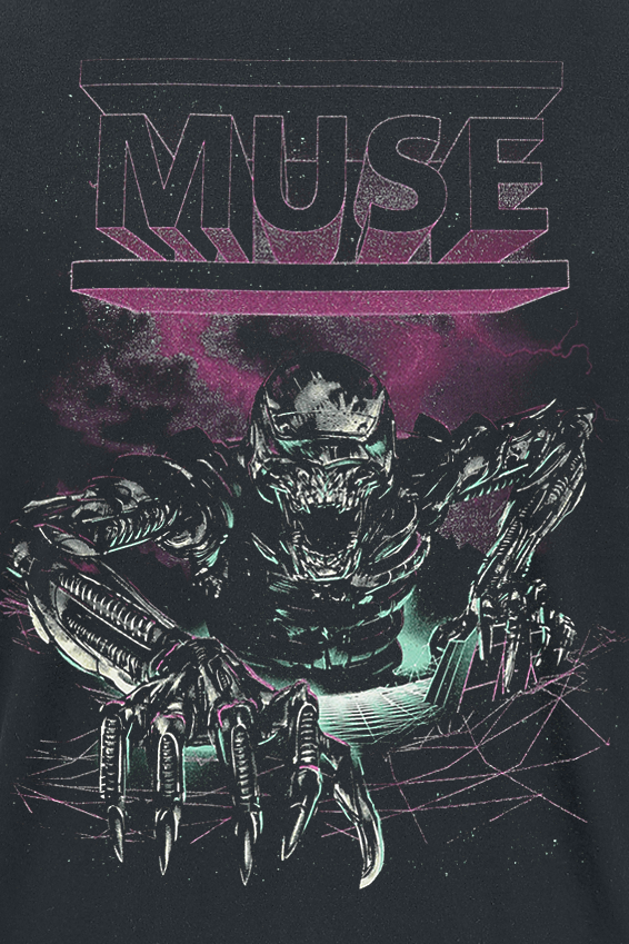 T-Shirt Manches courtes  de Muse - Murph Euro Tour Werchter - M à XL - pour Homme - noir - Muse - View 2