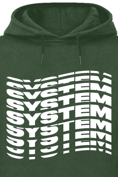 Sweat-shirt à capuche  de System Of A Down - System Wave - S à XXL - pour Homme - vert - System Of A Down - View 2
