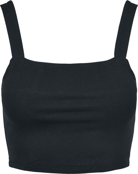 Top  de Urban Classics - Crop Top - Lot De 2 - L à XL - pour Femme - noir/blanc - Urban Classics - View 2