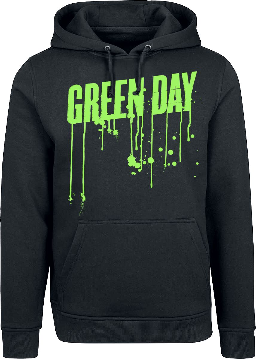 Sweat-shirt à capuche  de Green Day - Revolution Drips - S à XXL - pour Homme - noir - green day