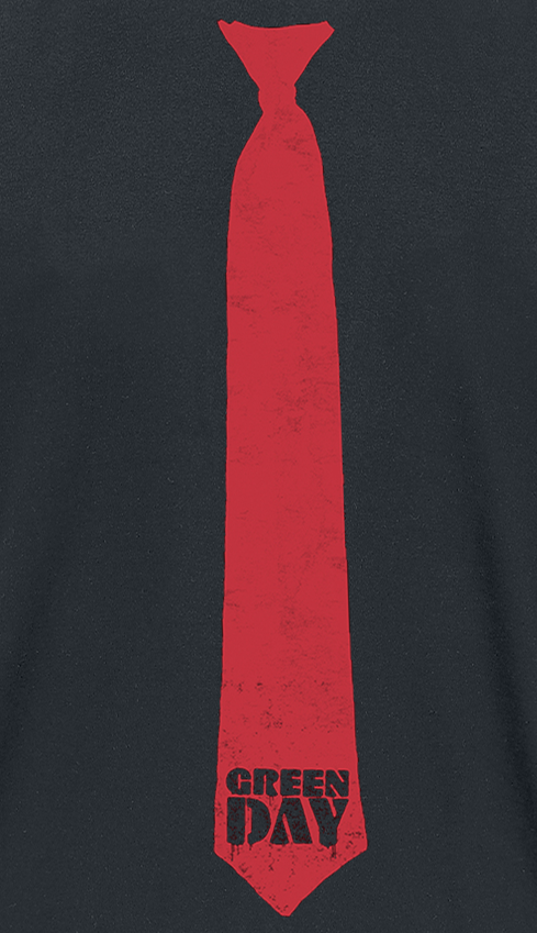 T-Shirt Manches courtes  de Green Day - Tie - XL à XXL - pour Homme - noir - green day - View 2