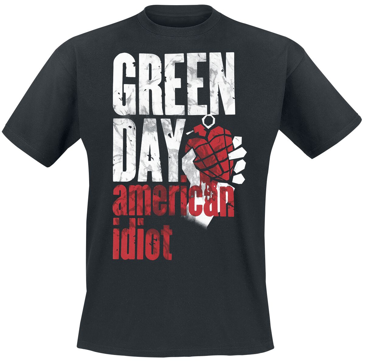 T-Shirt Manches courtes  de Green Day - Smoke Screen - S à XXL - pour Homme - noir - green day