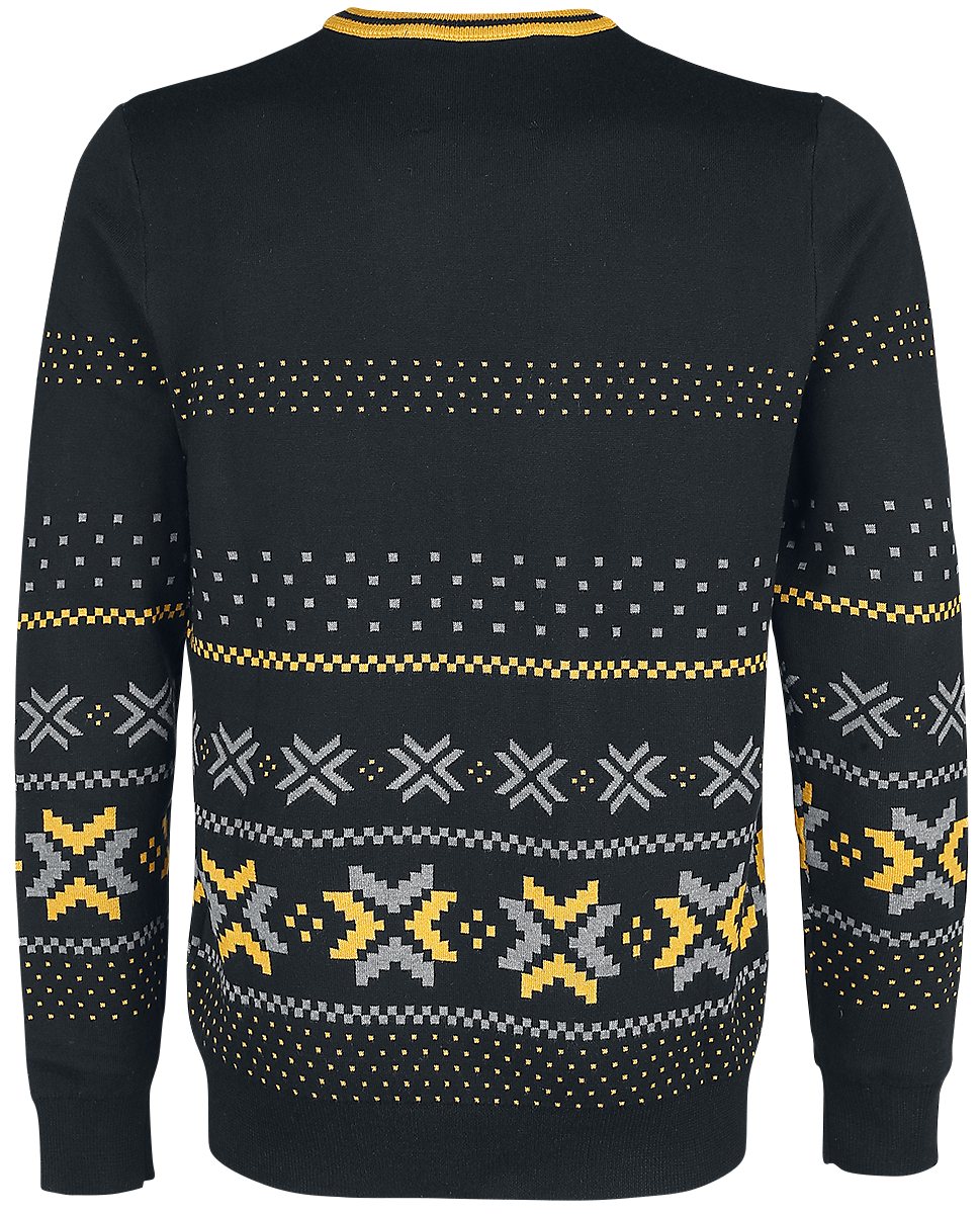 Pull de Noël  de Batman - Logo - S à XXL - pour Homme - noir - Batman - View 2