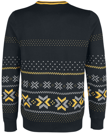 Pull de Noël  de Batman - Logo - S à XXL - pour Homme - noir - Batman - View 2