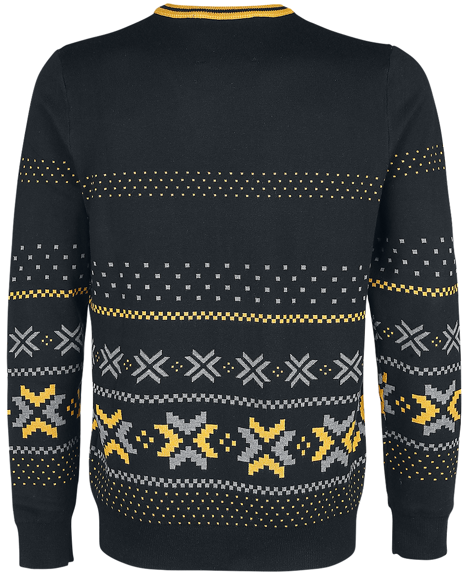 Pull de Noël  de Batman - Logo - S à XXL - pour Homme - noir - Batman - View 2