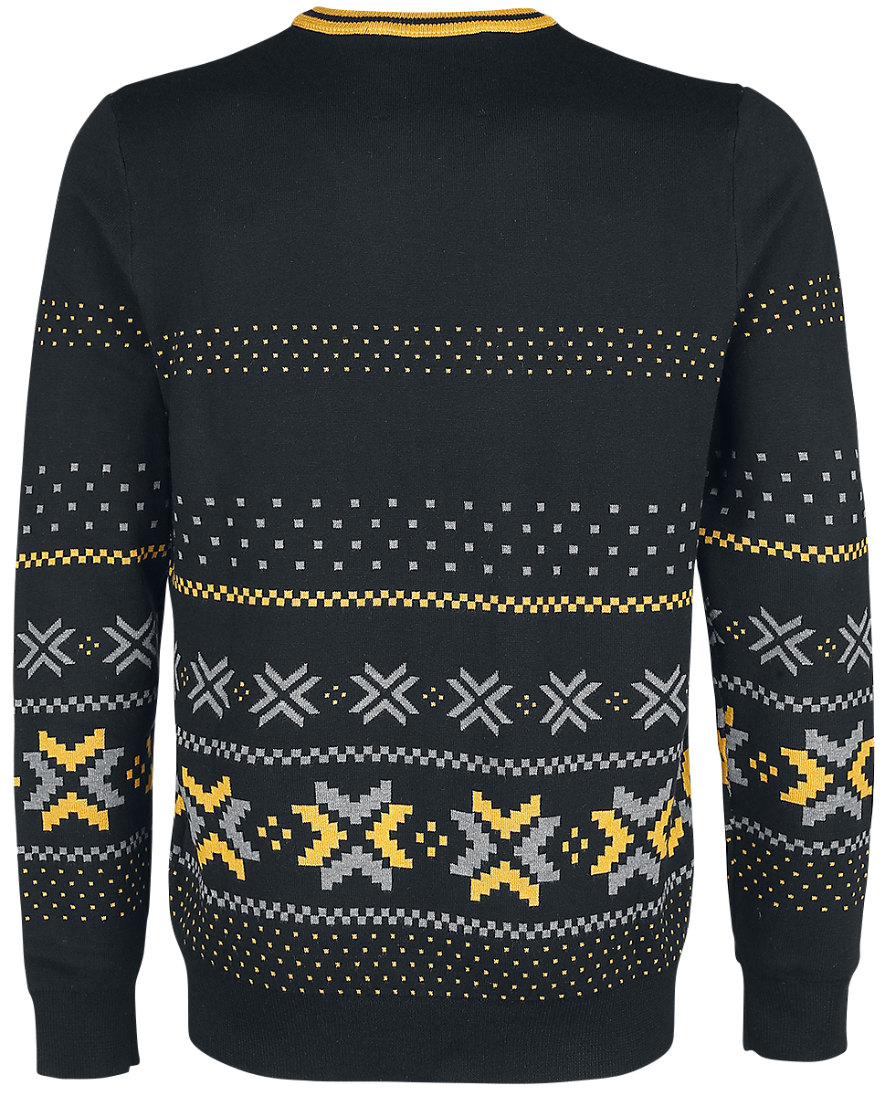 Pull de Noël  de Batman - Logo - S à XXL - pour Homme - noir - Batman - View 2
