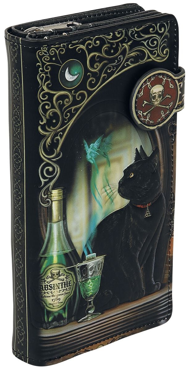 Portefeuille Gothic de Nemesis Now - Chat Noir - pour Femme - Standard - Nemesis Now